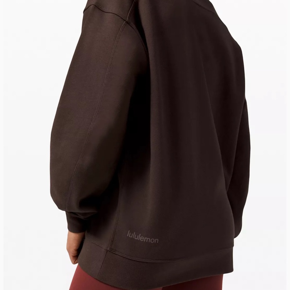 Lululemon Perfectly Oversized Crew * French Press - Picture 5 of 5